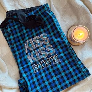 VICTORIA’S SECRET PINK PLAID PAJAMA PANTS